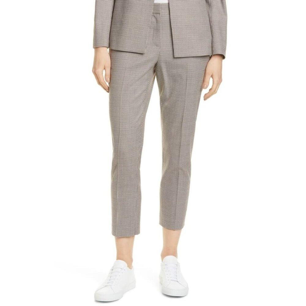 NORDSTROM Slim Leg Pants Houndstooth SZ 18 NWT